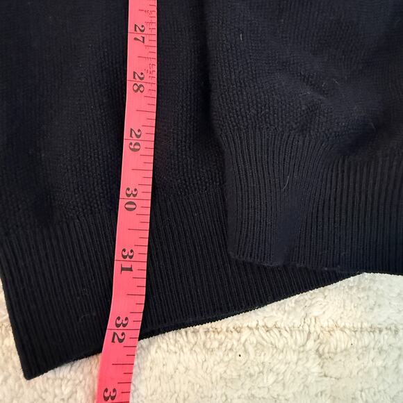 VTG Brooks Brothers Mens Knit 100% Merino Wool Black Long Sleeve Sweater Size XL - Picture 8 of 9